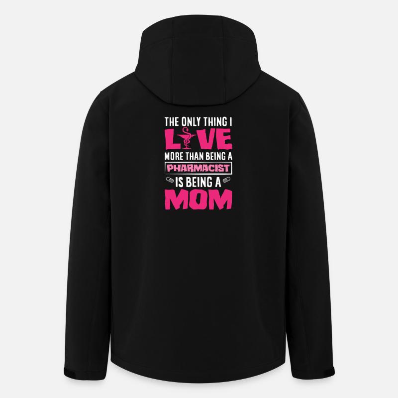 Dear Pharmacist Mom Mother Pharmacist - Men’s Recycled Softshell Jacket by Stanley/Stella - black