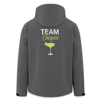 Équipe de cocktails de soirée de jeune fille Daiquiri - Veste softshell homme en polyester recyclé Stanley/Stella - charbon - Dos - AI Model Male 185 light (185cm)