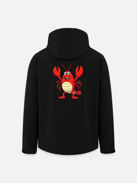 Lobster Costume Crab Sea Creature Underwater - Men’s Recycled Softshell Jacket by Stanley/Stella - black