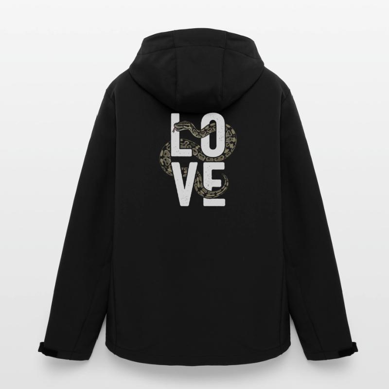 Königspython Schlangen LOVE Terrarium Python Recycelte Männer Softshell-Jacke von Stanley/Stella