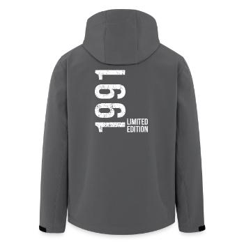 1991 Geburtstag Dekoration 35er 35. Geburtstag - Recycelte Männer Softshell-Jacke von Stanley/Stella - Anthrazit - Hinten - AI Model Male 185 light (185cm)