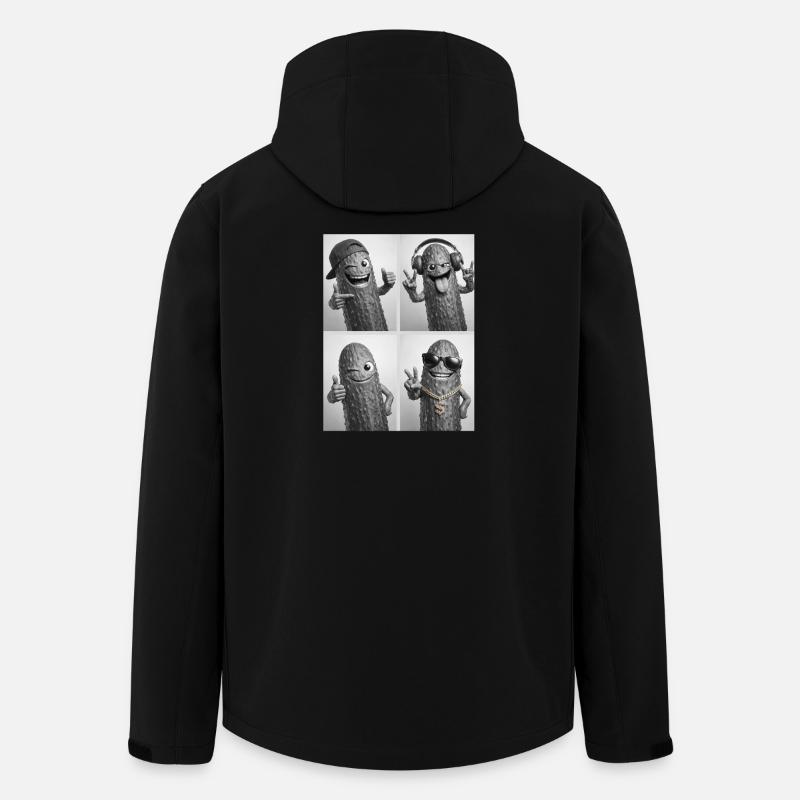 Pickle - Recycelte Männer Softshell-Jacke von Stanley/Stella - Schwarz