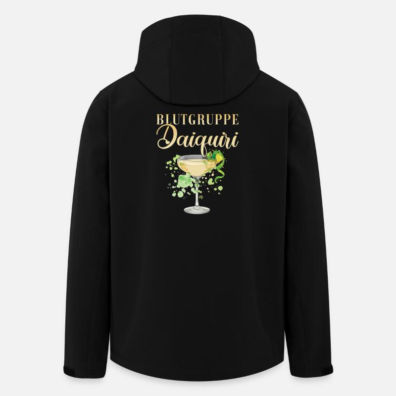 Junggesellinnenabschied Blutgruppe Daiquiri - Recycelte Männer Softshell-Jacke von Stanley/Stella - Schwarz