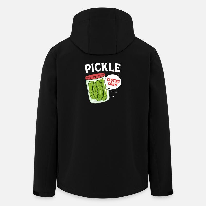 Essiggurke Gurke Gurken - Recycelte Männer Softshell-Jacke von Stanley/Stella - Schwarz