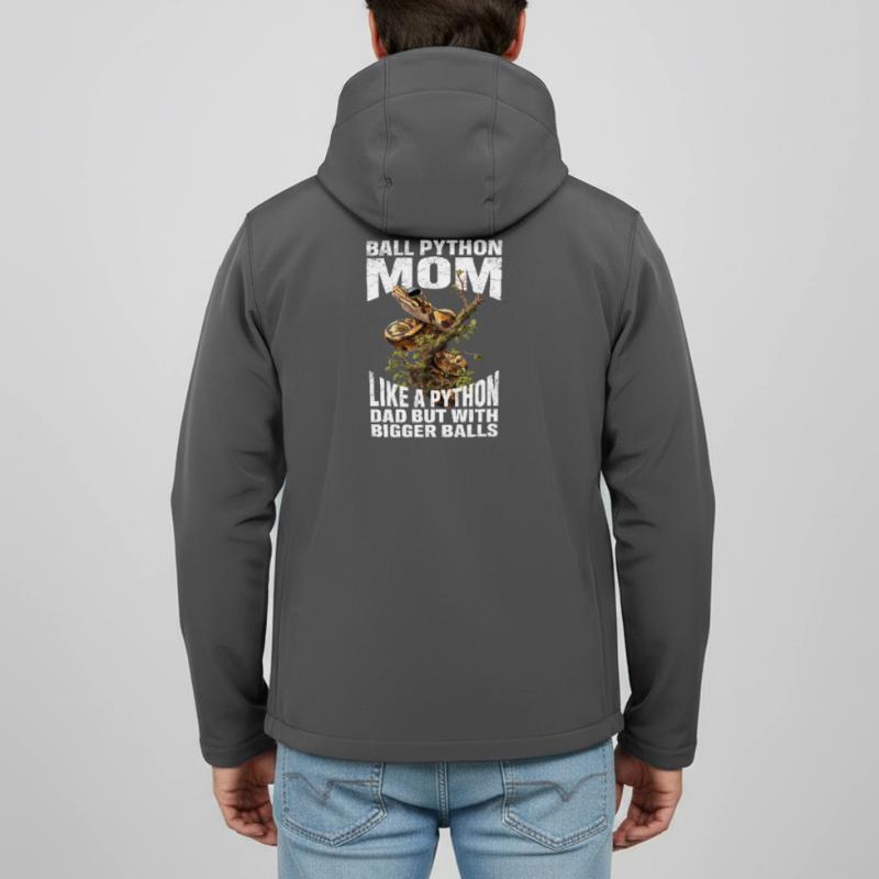 Königspython Mom Mama Schlangen Terrarium Python Recycelte Männer Softshell-Jacke Discoverer von Stanley/Stella
