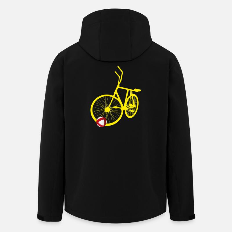 Radball, Cycleball, Hallenradsport - Recycelte Männer Softshell-Jacke von Stanley/Stella - Schwarz