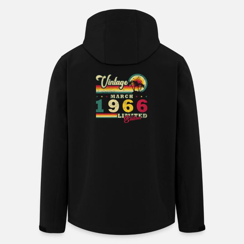 60th Anniversary – March 1966 Perfection - Men’s Recycled Softshell Jacket by Stanley/Stella - black