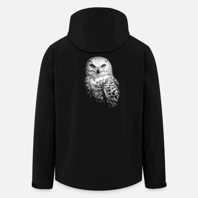 Harfang des neiges - Veste softshell homme en polyester recyclé Stanley/Stella - noir