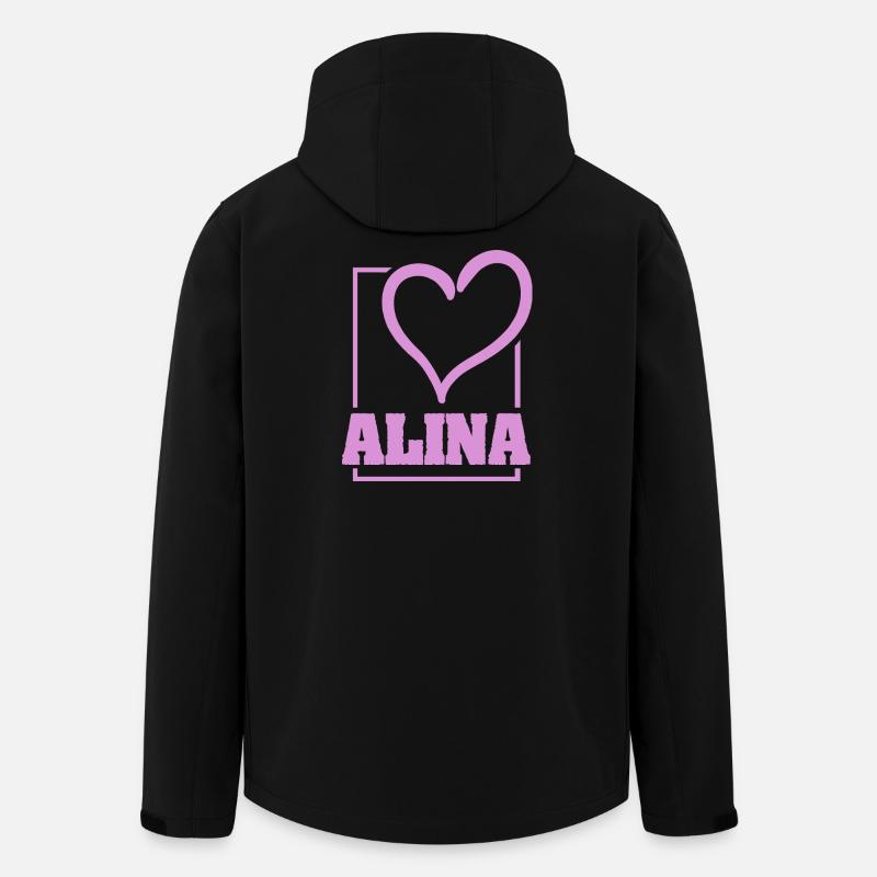 Geschenk für Alina - Recycelte Männer Softshell-Jacke von Stanley/Stella - Schwarz