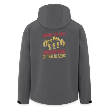 Chef des Girl Scouts qui élève la prochaine génération - Veste softshell homme en polyester recyclé Stanley/Stella - noir - Dos - AI Model Male 185 light (185cm)