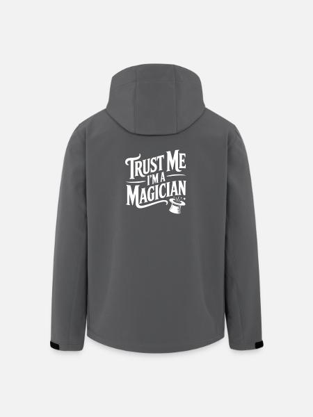 Trust Me I'm a Magician - Men’s Recycled Softshell Jacket by Stanley/Stella - black