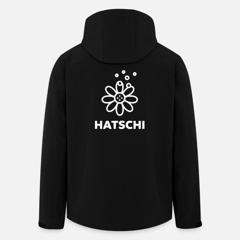 Magie de la Fleur de Hatschi - Veste softshell homme en polyester recyclé Stanley/Stella - noir