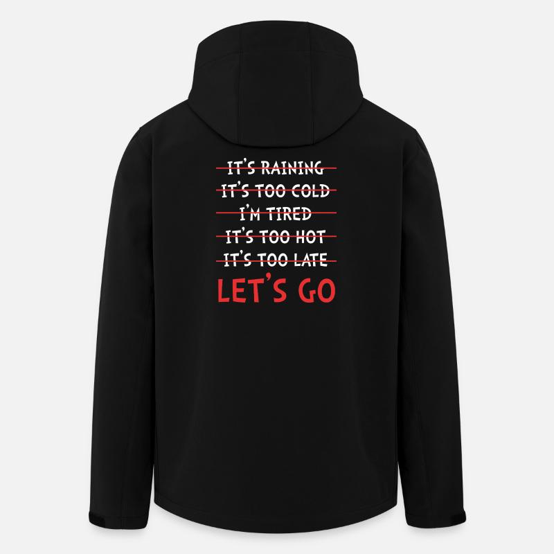 Workaholic Sayings - Men’s Recycled Softshell Jacket by Stanley/Stella - black