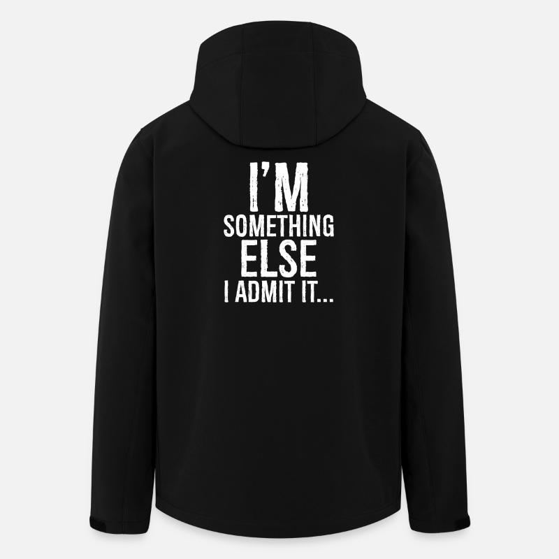 I'm something else I admit it - Men’s Recycled Softshell Jacket by Stanley/Stella - black