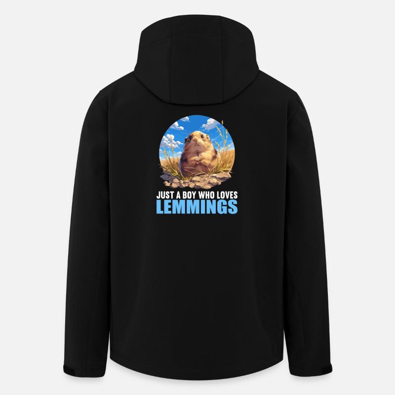 Lemmings Lemming - Veste softshell homme en polyester recyclé Stanley/Stella - noir