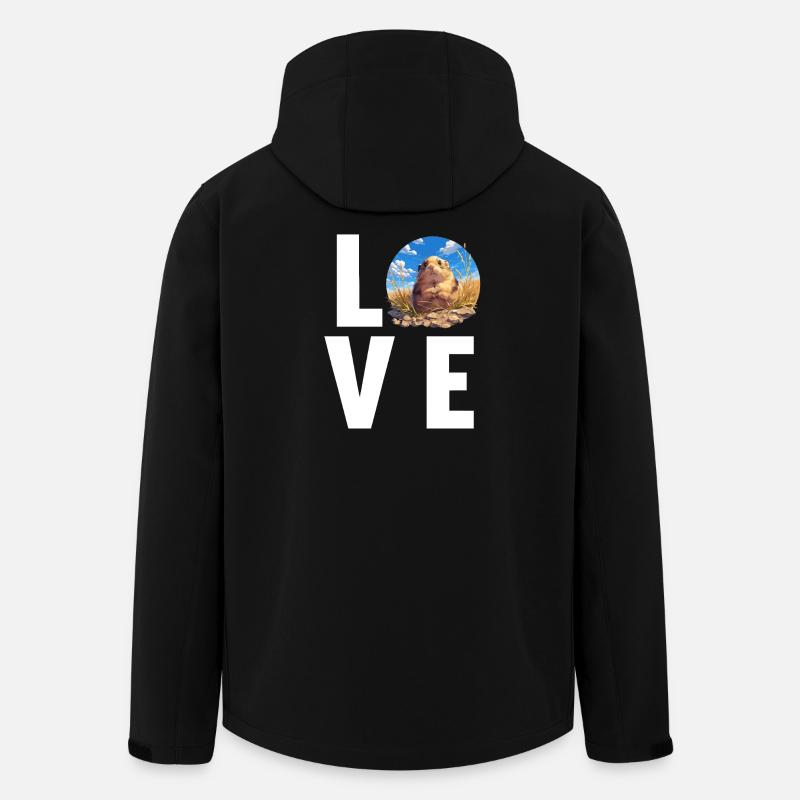 Lemminge Lemming - Recycelte Männer Softshell-Jacke von Stanley/Stella - Schwarz