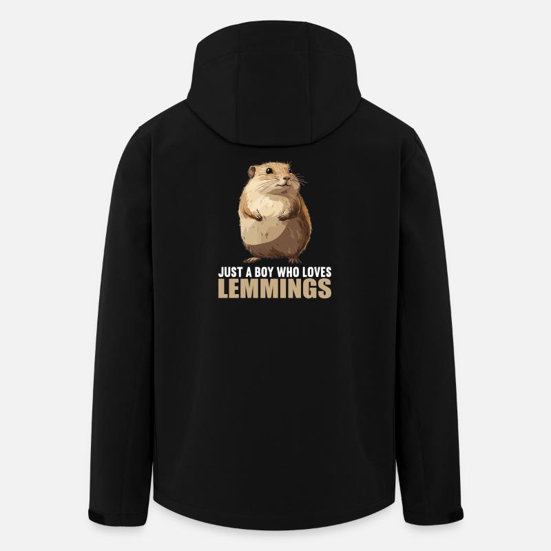 Lemmings Lemming - Veste softshell homme en polyester recyclé Stanley/Stella - noir