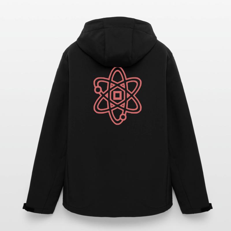 Atom Symbol Physics Core Men’s Recycled Softshell Jacket by Stanley/Stella