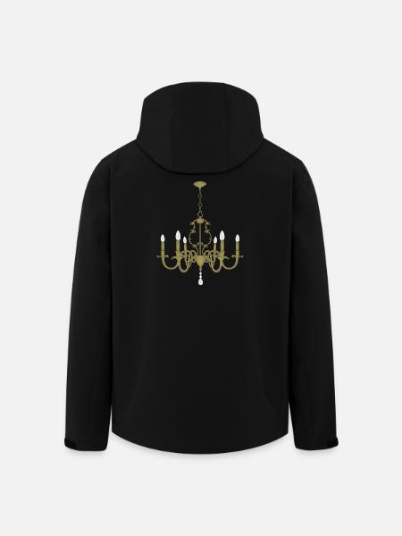 Gold Chandelier Pendant Light - Men’s Recycled Softshell Jacket by Stanley/Stella - black