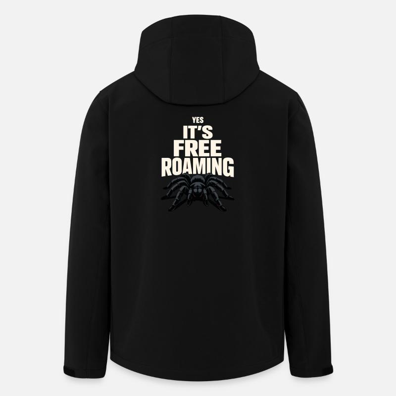 Tarantel Tarantel Halter Spinnenbesitzer - Recycelte Männer Softshell-Jacke von Stanley/Stella - Schwarz