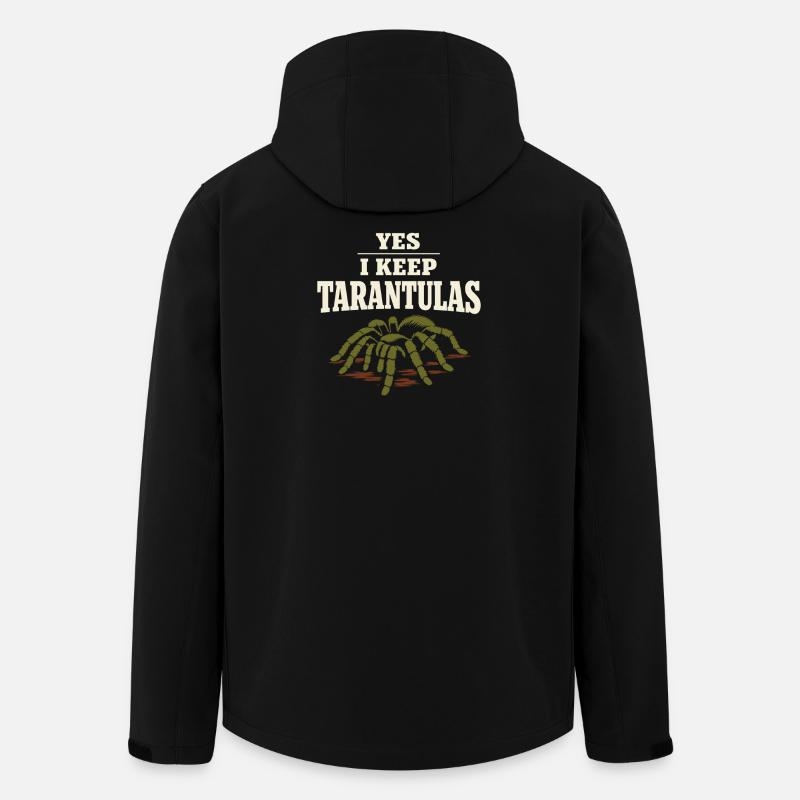 Tarantula Tarantula Holder Spider Owner - Men’s Recycled Softshell Jacket by Stanley/Stella - black