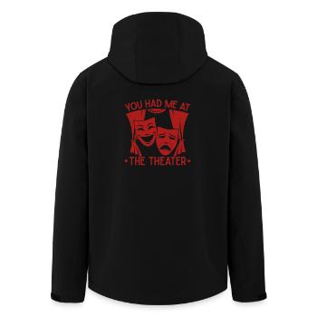 Théâtre musical : tu m’avais au théâtre Gift - Veste softshell homme en polyester recyclé Stanley/Stella - noir - Dos - AI Model Male 185 light (185cm)