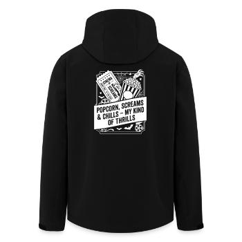 Le pop-corn crie mon genre de sensations fortes - Veste softshell homme en polyester recyclé Stanley/Stella - noir - Dos - AI Model Male 185 light (185cm)
