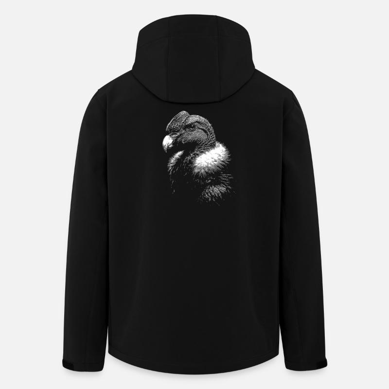 Kondor - Recycelte Männer Softshell-Jacke von Stanley/Stella - Schwarz