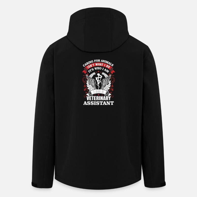 Tiermedizinischer Assistent - Recycelte Männer Softshell-Jacke von Stanley/Stella - Schwarz