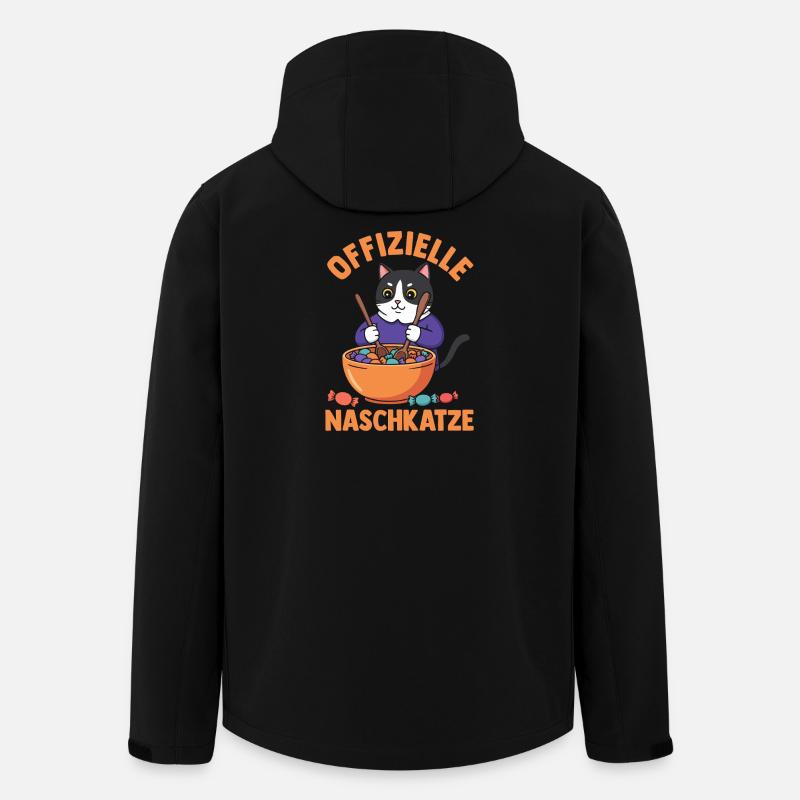 Süschigkeiten Naschkatze Süßes Mädchen - Recycelte Männer Softshell-Jacke von Stanley/Stella - Schwarz