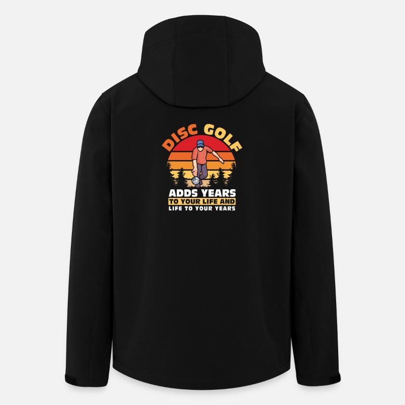 Disc Golf Geschenke Discgolf - Recycelte Männer Softshell-Jacke von Stanley/Stella - Schwarz