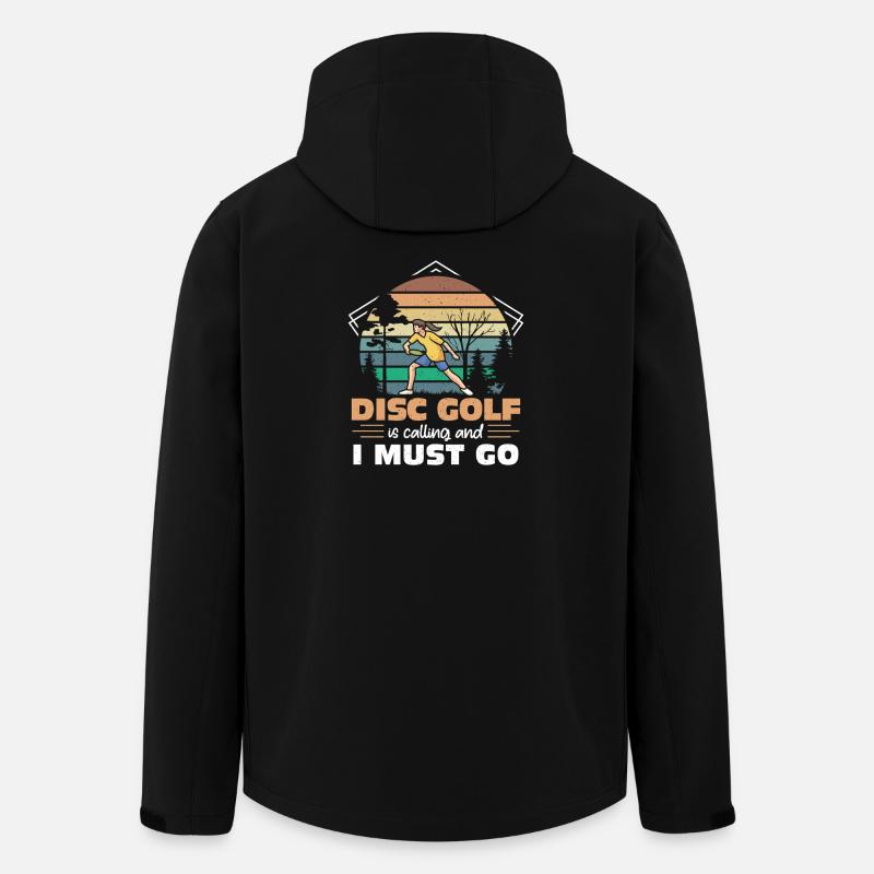Disc Golf Gifts Disc Golf - Men’s Recycled Softshell Jacket by Stanley/Stella - black