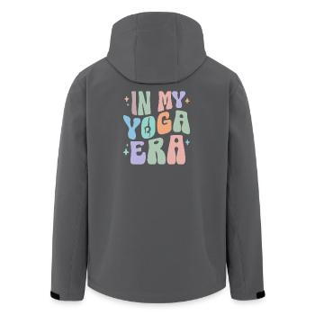 Yoga-Meditationstraining Yoga-Liebhaber-Yoga-Kurs - Recycelte Männer Softshell-Jacke von Stanley/Stella - Schwarz - Hinten - AI Model Male 185 light (185cm)