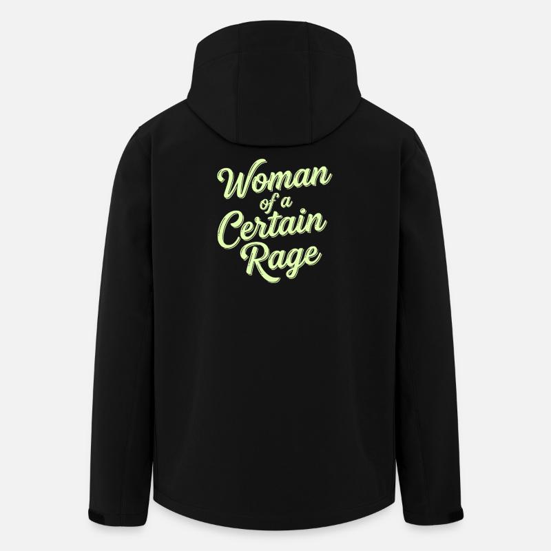 Woman of a Certain Rage Statement - Recycelte Männer Softshell-Jacke von Stanley/Stella - Schwarz