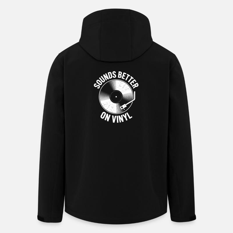 Son meilleur sur vinyle - Veste softshell homme en polyester recyclé Stanley/Stella - noir