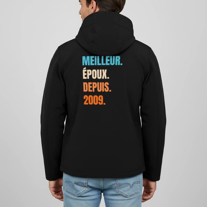 Bester Ehemann seit 2009 Geschenk-Ehemann Recycelte Männer Softshell-Jacke Discoverer von Stanley/Stella