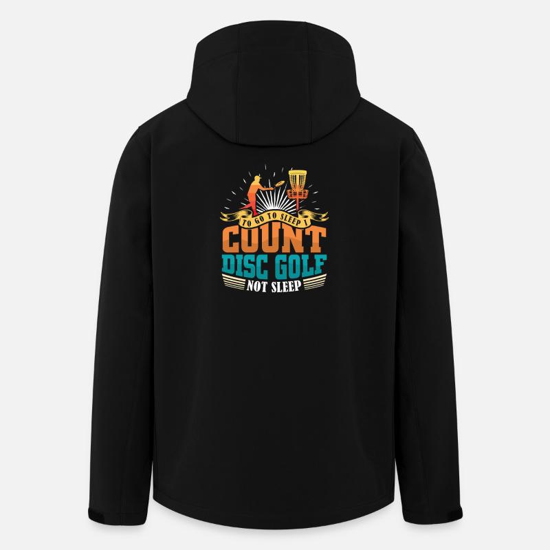 Cadeaux de disc golf Disc Golf - Veste softshell homme en polyester recyclé Stanley/Stella - noir