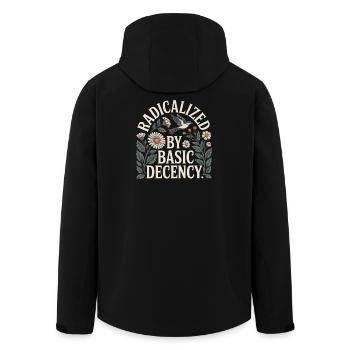 Chemise radicalisée de la décence basique pour les valeurs sociales - Veste softshell homme en polyester recyclé Stanley/Stella - noir - Dos - AI Model Male 185 light (185cm)