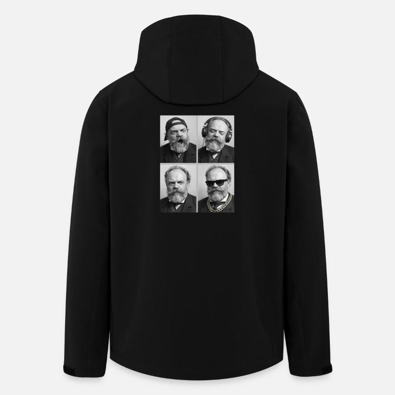 Johannes Brahms. - Veste softshell homme en polyester recyclé Stanley/Stella - noir