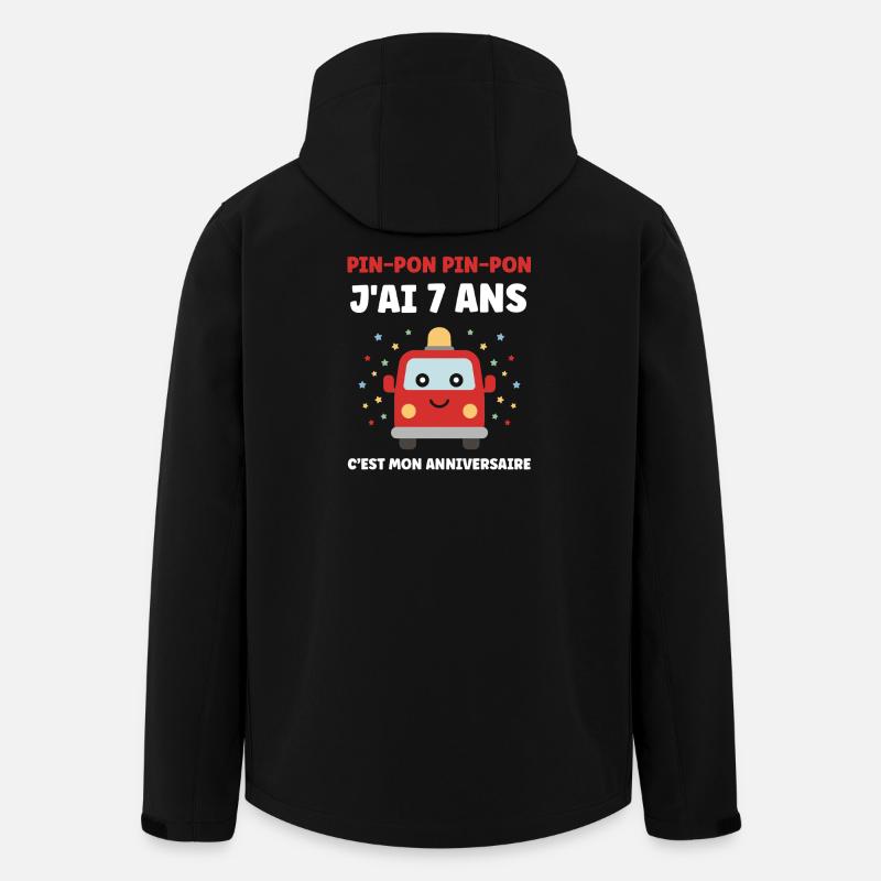 7 Jahre - Recycelte Männer Softshell-Jacke von Stanley/Stella - Schwarz