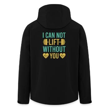 Fitness Motivation Bodybuilder I Can Not Lift - Recycelte Männer Softshell-Jacke von Stanley/Stella - Schwarz - Hinten - AI Model Male 185 light (185cm)
