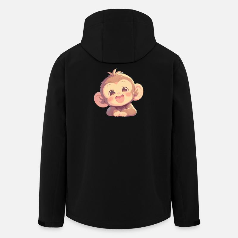 Macaque Macaque - Men’s Recycled Softshell Jacket by Stanley/Stella - black