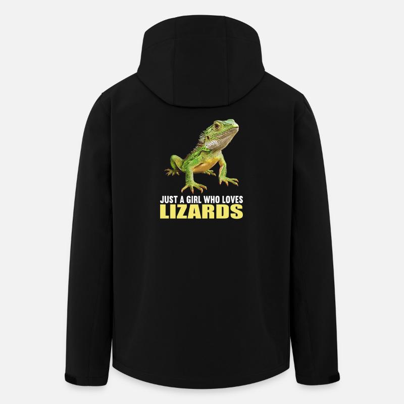 Lézard des lézards - Veste softshell homme en polyester recyclé Stanley/Stella - noir