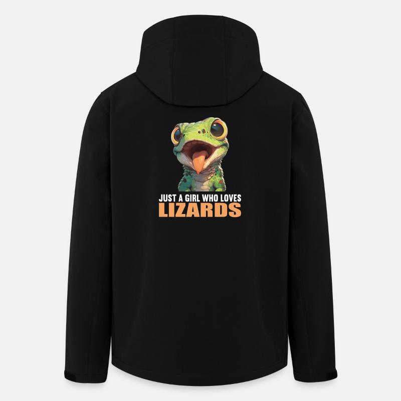 Lézard des lézards - Veste softshell homme en polyester recyclé Stanley/Stella - noir