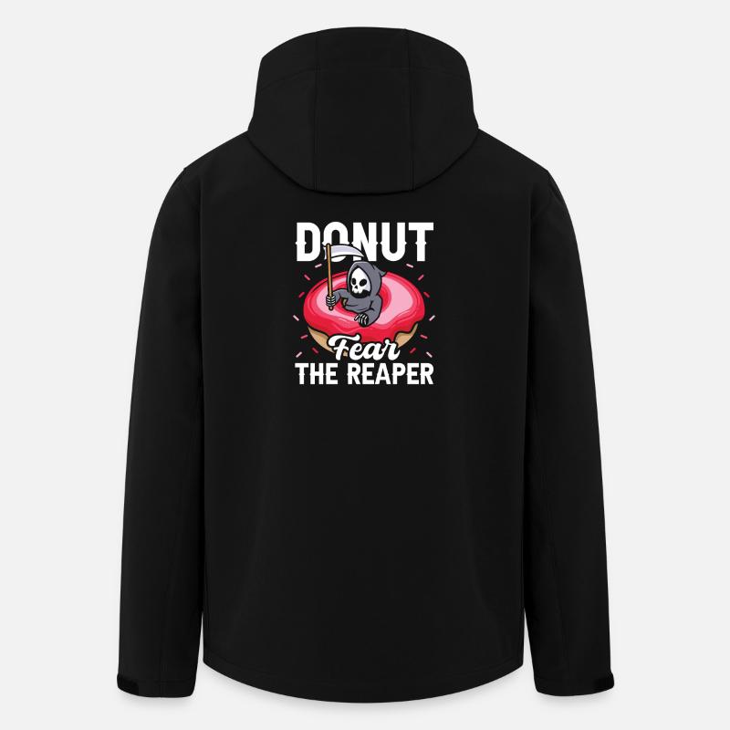 Restauration rapide en donuts - Veste softshell homme en polyester recyclé Stanley/Stella - noir