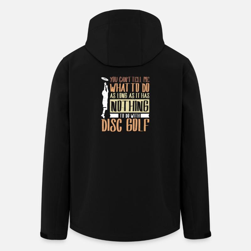 Cadeaux de disc golf Disc Golf - Veste softshell homme en polyester recyclé Stanley/Stella - noir