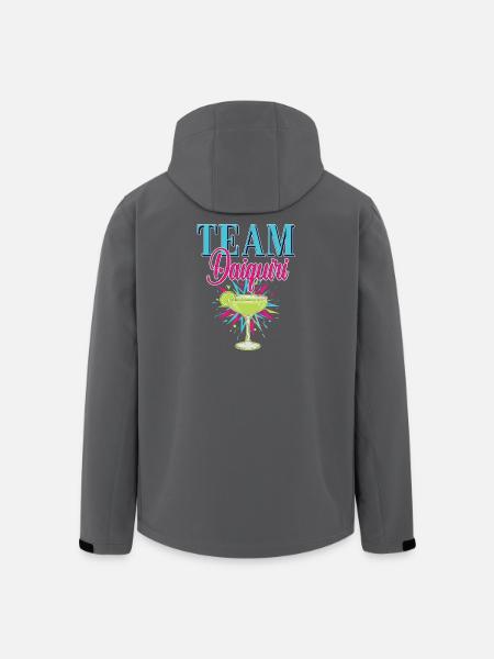 Hen Party Cocktail Team Daiquiri - Men’s Recycled Softshell Jacket by Stanley/Stella - black