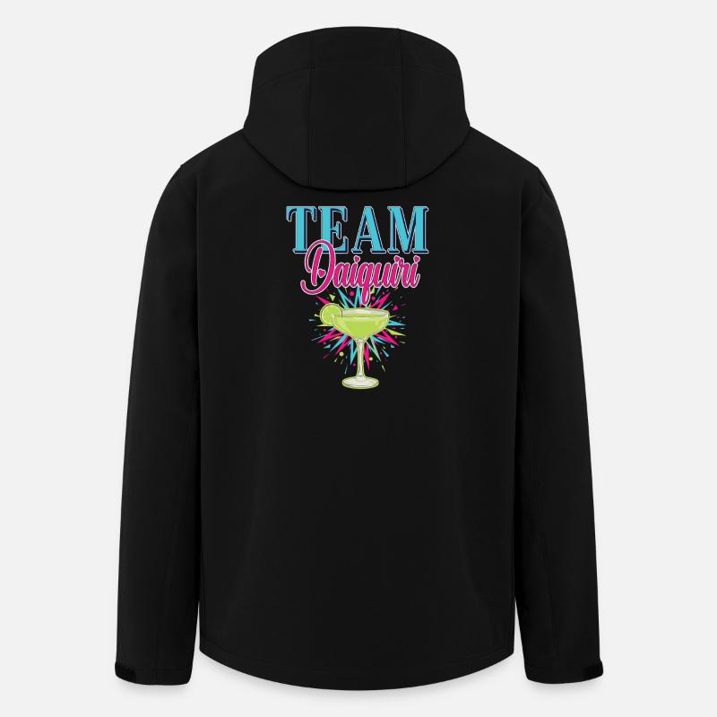 Hen Party Cocktail Team Daiquiri - Men’s Recycled Softshell Jacket by Stanley/Stella - black