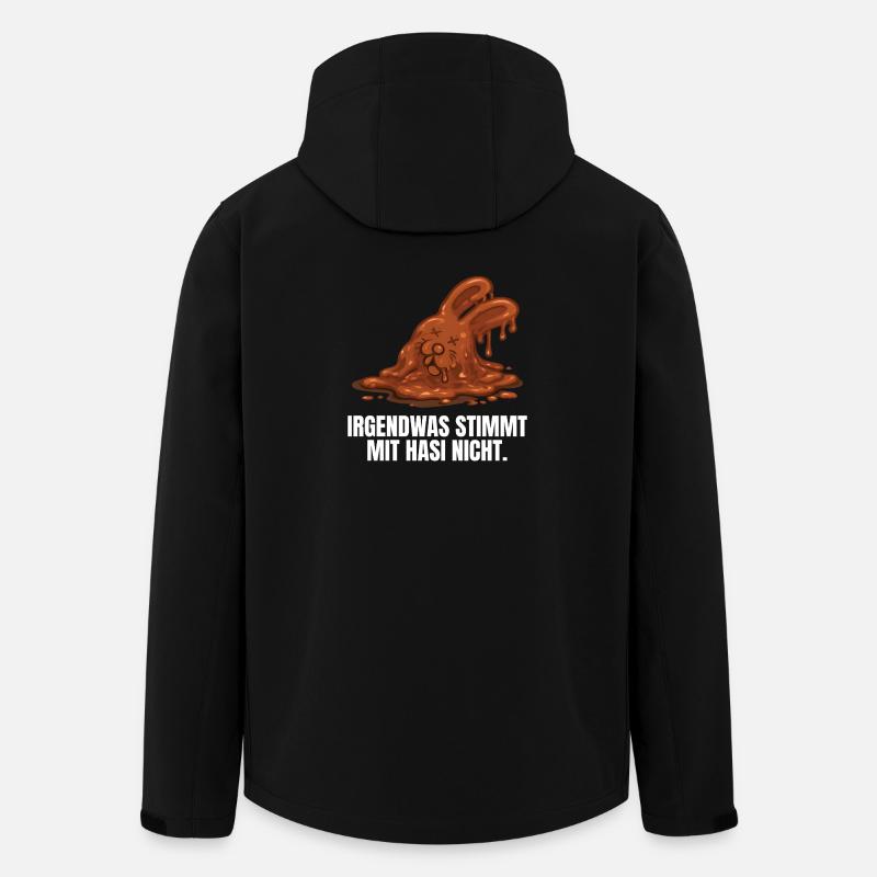 Schokoladenhase Ostern - Recycelte Männer Softshell-Jacke von Stanley/Stella - Schwarz