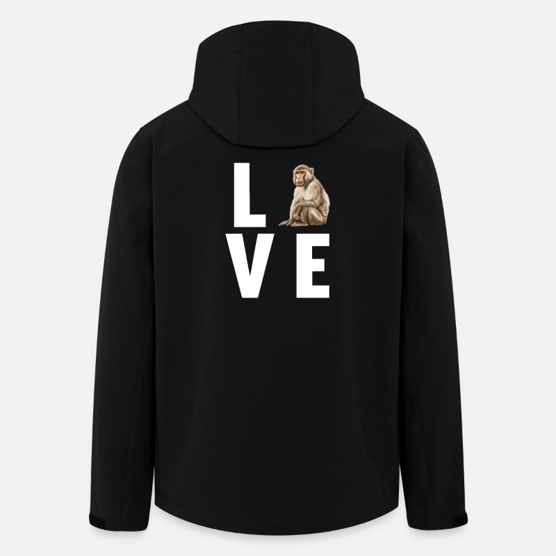 Macaque Macaque - Men’s Recycled Softshell Jacket by Stanley/Stella - black